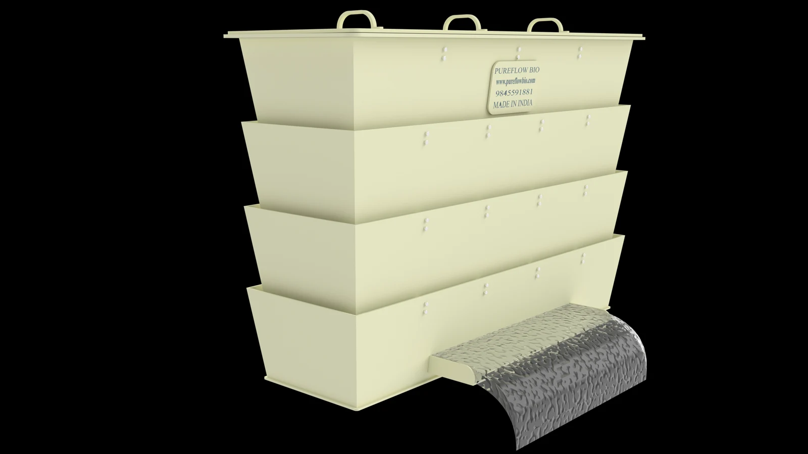 Bakki Shower Filters assembly and visible equipment arrangement