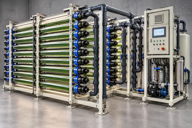 Configuración del equipo alternativo de sistemas de bancadas de cultivo de algas