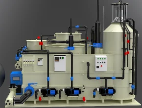 RAS Skid Filtration Systems assembly and visible equipment arrangement